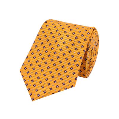 Tiekart men yellow paisely silk tie