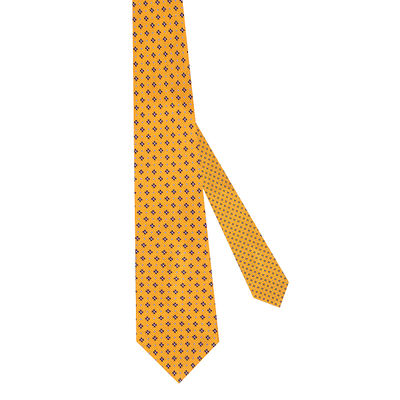 Tiekart men yellow paisely silk tie