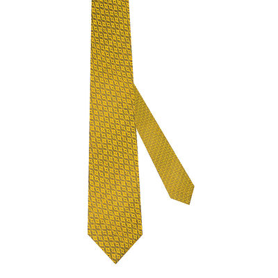 Tiekart men yellow silk tie