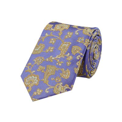 Tiekart men purple paisely silk tie