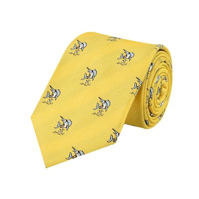 Tiekart men yellow silk tie