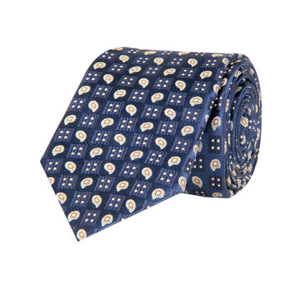 Woven silk men tie-Electric