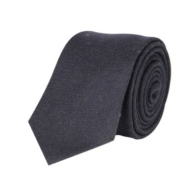 Tiekart men grey plain solids woollen tie