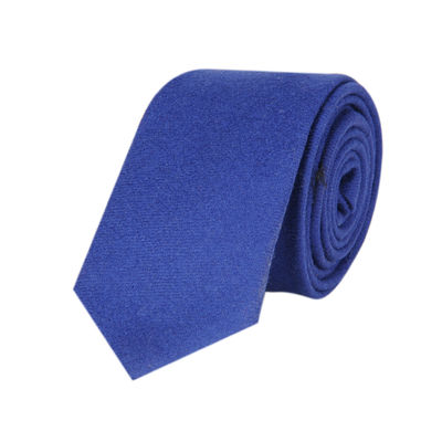 Tiekart men blue plain solids woollen tie