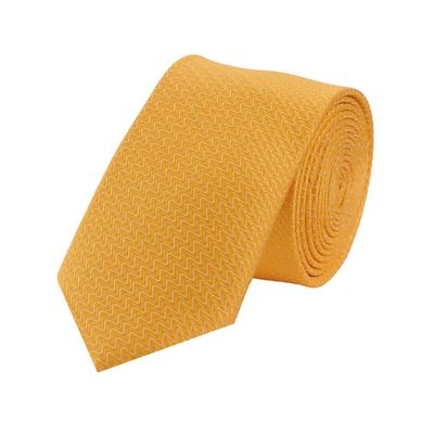 Tiekart men yellow   skinny slim tie