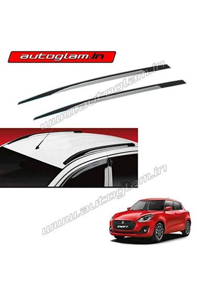 Roof Rails for Suzuki Swift,  with Black Color - Silver, AGS303RR