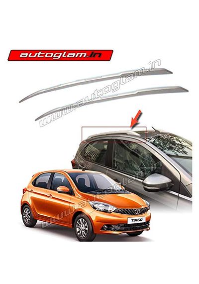 Roof Rails for TATA Tiago, Color - Silver, AGTT343RR