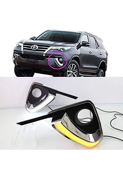 Toyota Fortuner (2016-2020), Car Fog Lamp LED DRL Reflector, AGTF232DRL