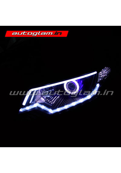 Honda City Ivtec 2008-14 EVOQUE Style HID Projector Headlight, AGHC606VTEC