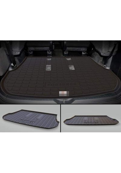 Toyota Fortuner (2016-2020), Black Waterproof Tray Boot Trunk Mat, AGTF230TM