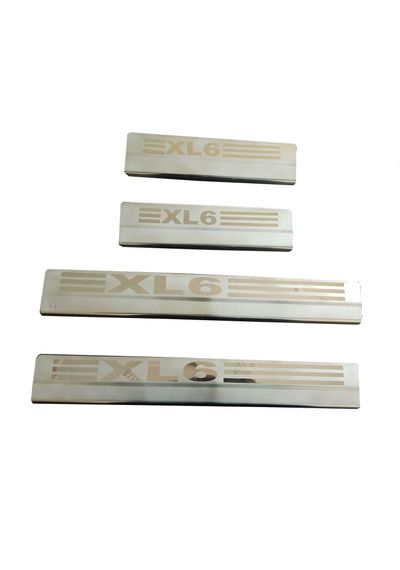 Door Scuff Sill Plates Guard for Maruti Nexa XL6 - Set of 4, AGMSXL696SP