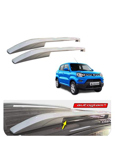 Roof Rails for Maruti Suzuki S-Presso Color - Silver, AGMSS329RR