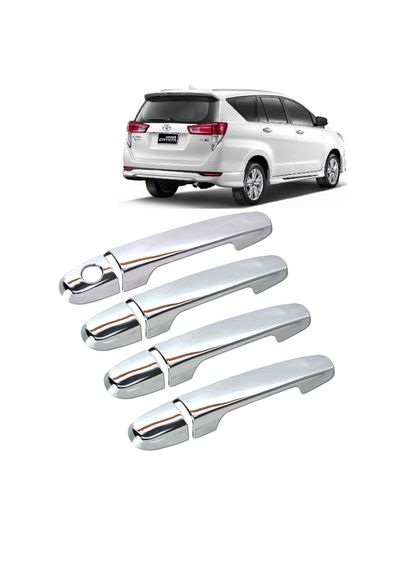 Toyota Innova Crysta - Set of 4 Car Door Handle Chrome Cover, AGTI61CA