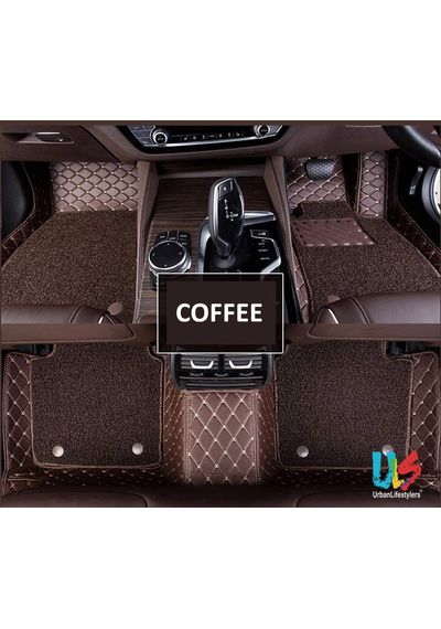Toyota Fortuner 2015 - 7D Economy Custom Fitted Car Mats Coffee, AGTF245CM