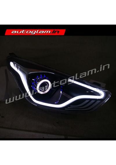 Ford Figo 2015+ Models Evoque Style Xenon Projector Headlights, AGFF911