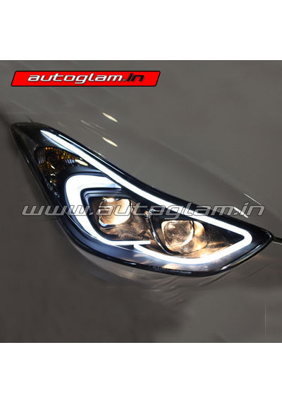 Hyundai Elantra 2012-14 Aftermarket Projector Headlights, AGHE41V3