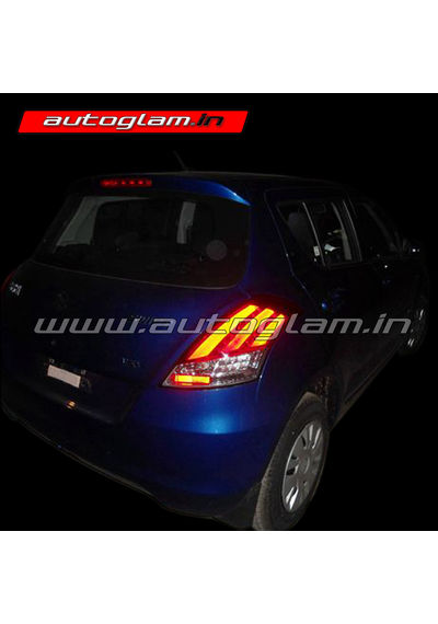 Maruti Suzuki Swift 2010-17 BMW Style LED Tail Lights, AGMSS51AMTL