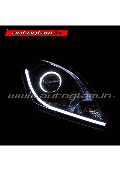 Maruti Suzuki Baleno 2015-2020 Audi Style HID Projector Headlights, AGSB601W55