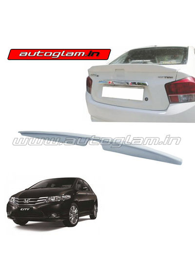 Lip Spoiler for Honda City 2008-2014 all Models, Color - BLACK, AGHCO30LS