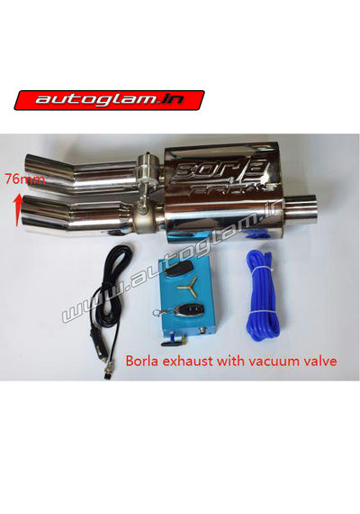 Borla Exhaust with Vacuum Valve for all Cars, AGPE369BE