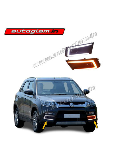 Maruti Suzuki Brezza 2016-2020 Fog Lamp LED DRL, AGMS406D