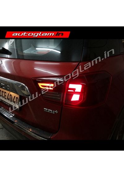 Maruti Suzuki Brezza 2016-20 Audi Style LED Tail Lights, AGMSBT630