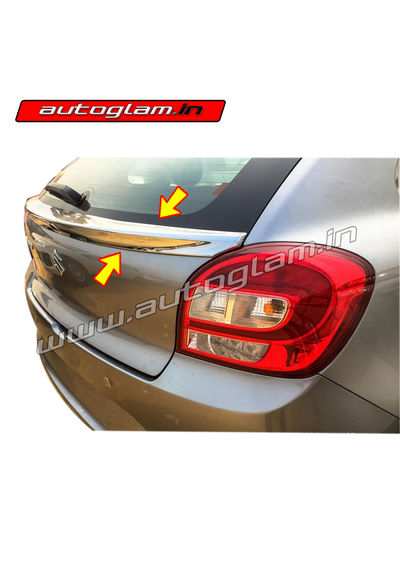 AGMSB23CA, Maruti Suzuki Baleno Chrome Dikky Spoiler