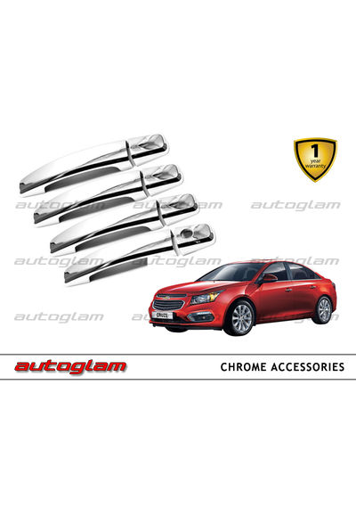 AGCC45CA, Chevrolet Cruze Chrome Handle Cover - Set of 4 Pieces