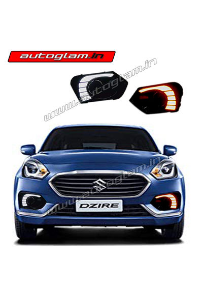 Maruti Suzuki Swift Dzire 2017-2020 Fog Lamp LED DRL, AGMS401D