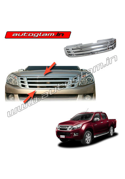 AGID11FGC, Isuzu D-Max Front Custom Grill in Chrome