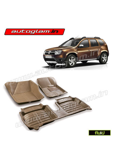 AGRD7BG, 5D MATS FOR RENAULT DUSTER 2014-16 MODELS, Color - BEIGE, High Quality Product!