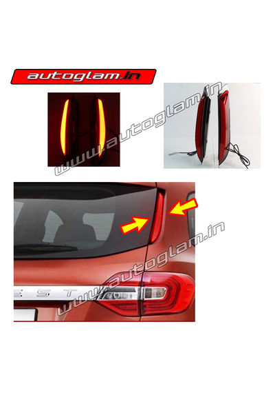 Ford Endeavour 2016-21 Rear Pillar Lights, Tail Brake Lamps, AGFE17PL