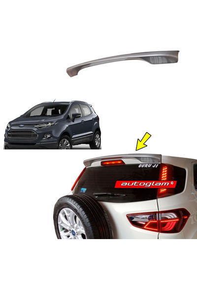 Roof Spoiler for Ford Ecosport 2013-2017 all Models, Color - SMOKE GREY, AGFE52RS