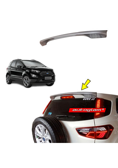 Roof Spoiler for Ford Ecosport 2018-2020 all Models, Color - ABSOLUTE BLACK, AGFE18RSAB