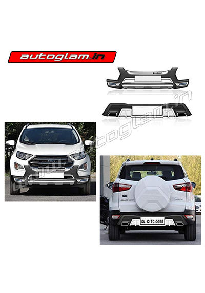 AGFE18NG, Ford Ecosport 2018+ Nudge Guard/ Bumper Guard both Front & Back