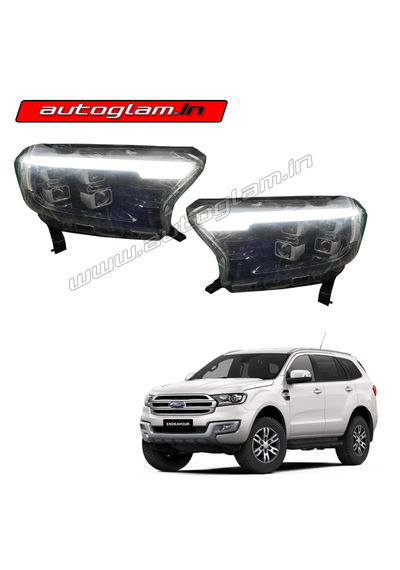 Ford Endeavour 2016-20 Models Four-Lens HID Projector Headlights, AGFEN369HL2