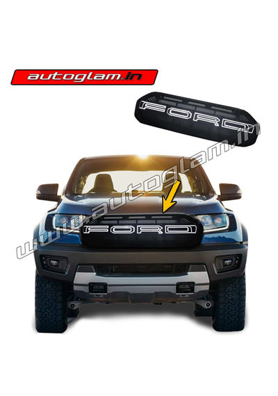 Ford Endeavour 2019-2020 Front Alpha Grill with White LED, AGFE103LFG