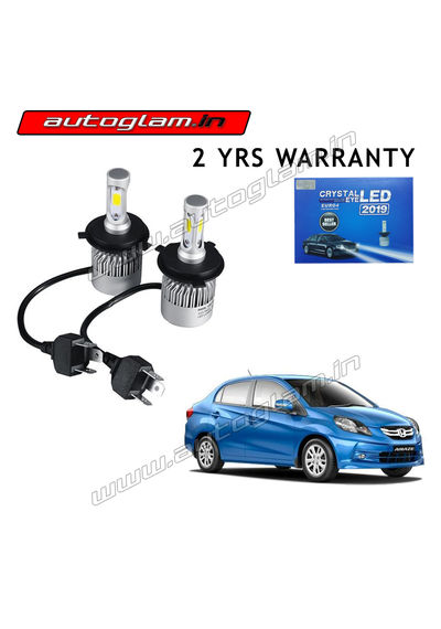 Honda Amaze 2013-18 H4 LED Kit 50W 6000K with 2 Years Warranty, AGHA13LED