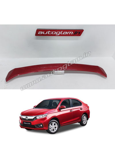 Lip Spoiler for Honda Amaze 2018-2022 all Models, Color - Radiant Red, AGHA22RR