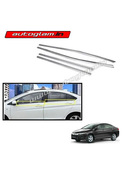 Honda City 2014-16 Lower Chrome Window Garnish AGHC23CA