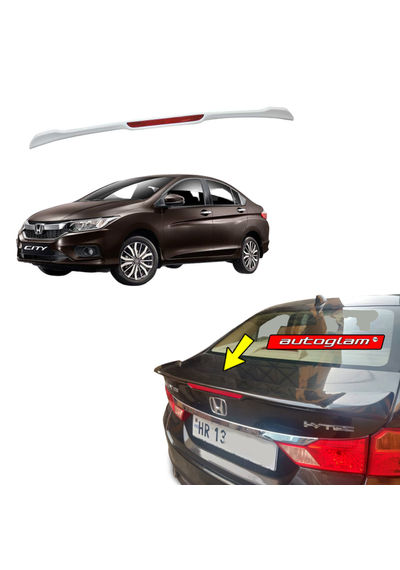Lip Spoiler with reflector for Honda City 2016+, Color - GOLDEN BROWN METALLIC, AGHC16LSGB
