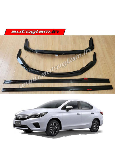 Honda City 2021+ Lip Kit/ Body Kit/ Skirting, AGHC21LK