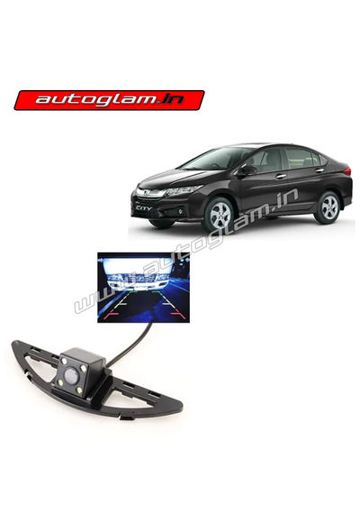 Honda City 2014-16 Rear View Reverse Camera with 4 LED Night Vision Wide Angle, AGHC263CA