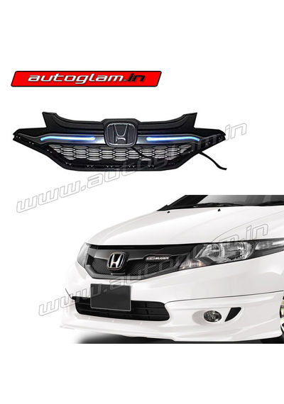 Honda Jazz 2014-2020 Front Grill Mugen Style ABS Material , AGHJ23MFG