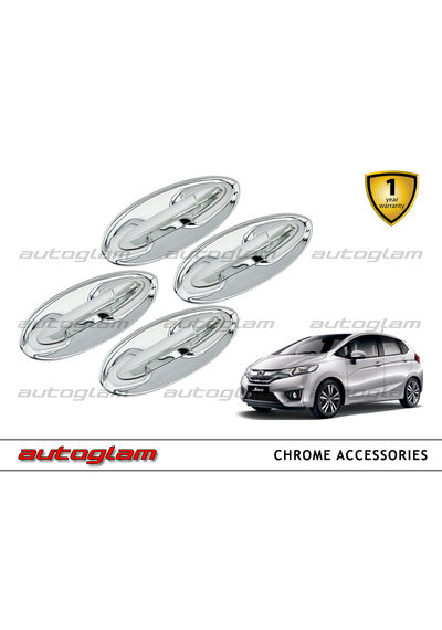 AGHJ47CA, Honda Jazz New Model, Chrome Bowl Cover Insert Trim - Set of 4 pieces