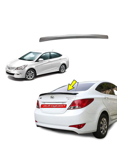 Hyundai 4S Verna Fluidic 2015-2016 Lip Spoiler , Color - PURE WHITE, AGHV55LSPW