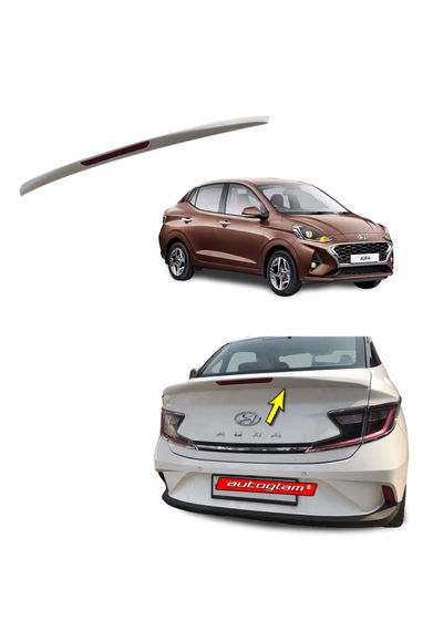 Hyundai Aura Lip Spoiler with reflector, Color - VINTAGE BROWN, AGHALSVB