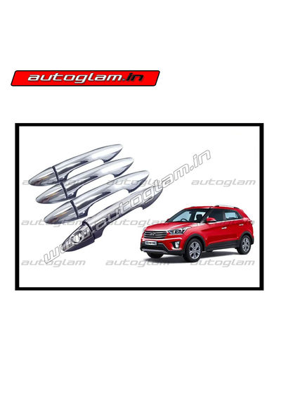 Hyundai Creta 2015-17 Chrome Door Handle Cover, Set of 4 Pcs, AGHC50CA