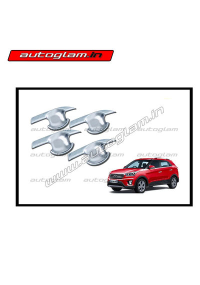 Hyundai Creta 2015-17 Finger Bowl Insert Trim Cover, Set of 4 Pcs, AGHC54CA