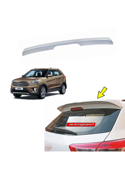 Roof Spoiler for Hyundai Creta 2015-2017 Models, Color - EARTH BROWN, Latest Style, AGHC15RSEB